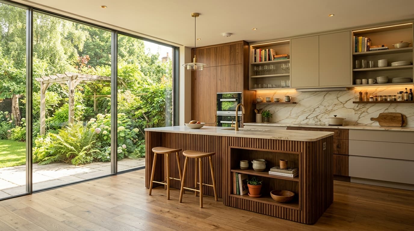 Organic Walnut Kitchen
