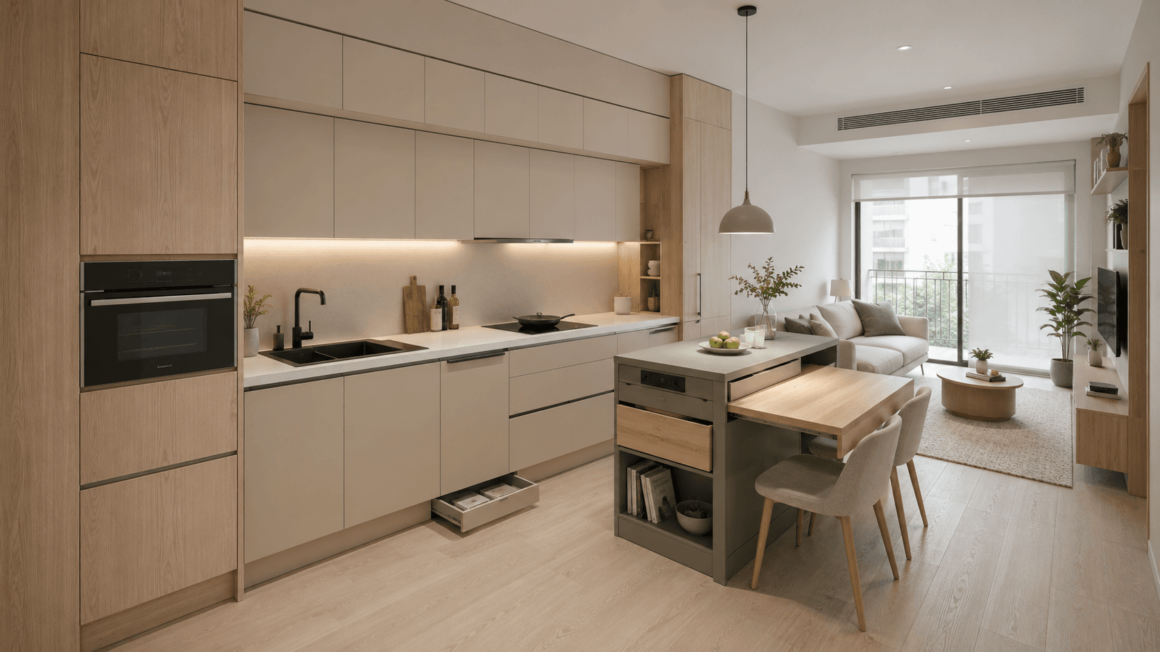 Compact & Efficient Kitchens